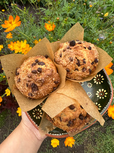 Jumbo Pumpkin Chocolate Chip Muffin - NEW