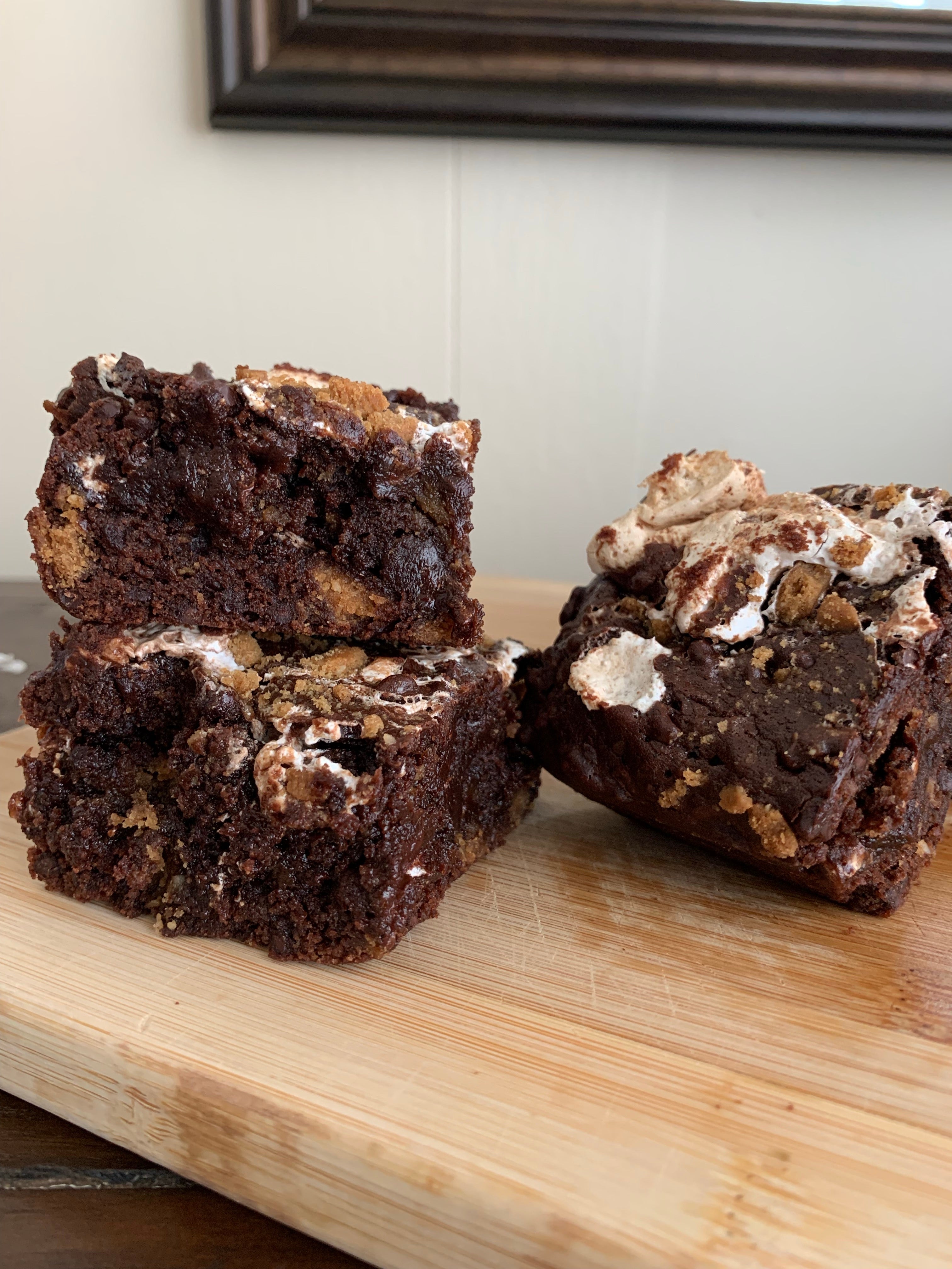 NEW! Toasted S'mores Brownies