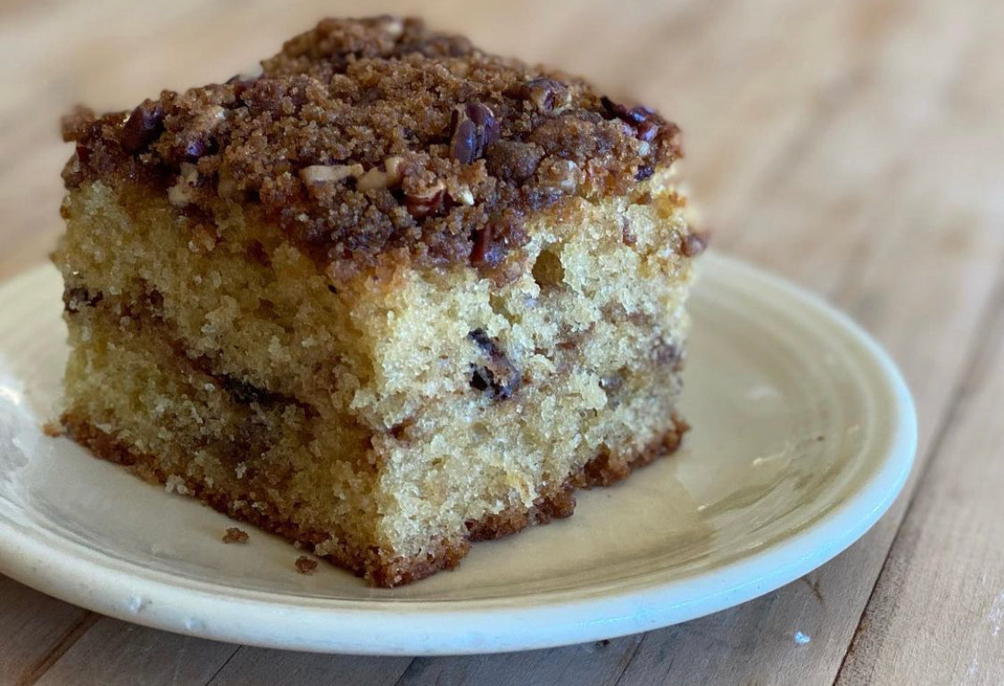 Cinnamon Streusel Protein Coffee Cake (Nut Free)