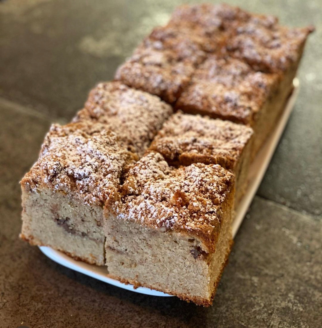 Cinnamon Streusel Protein Coffee Cake (Nut Free)