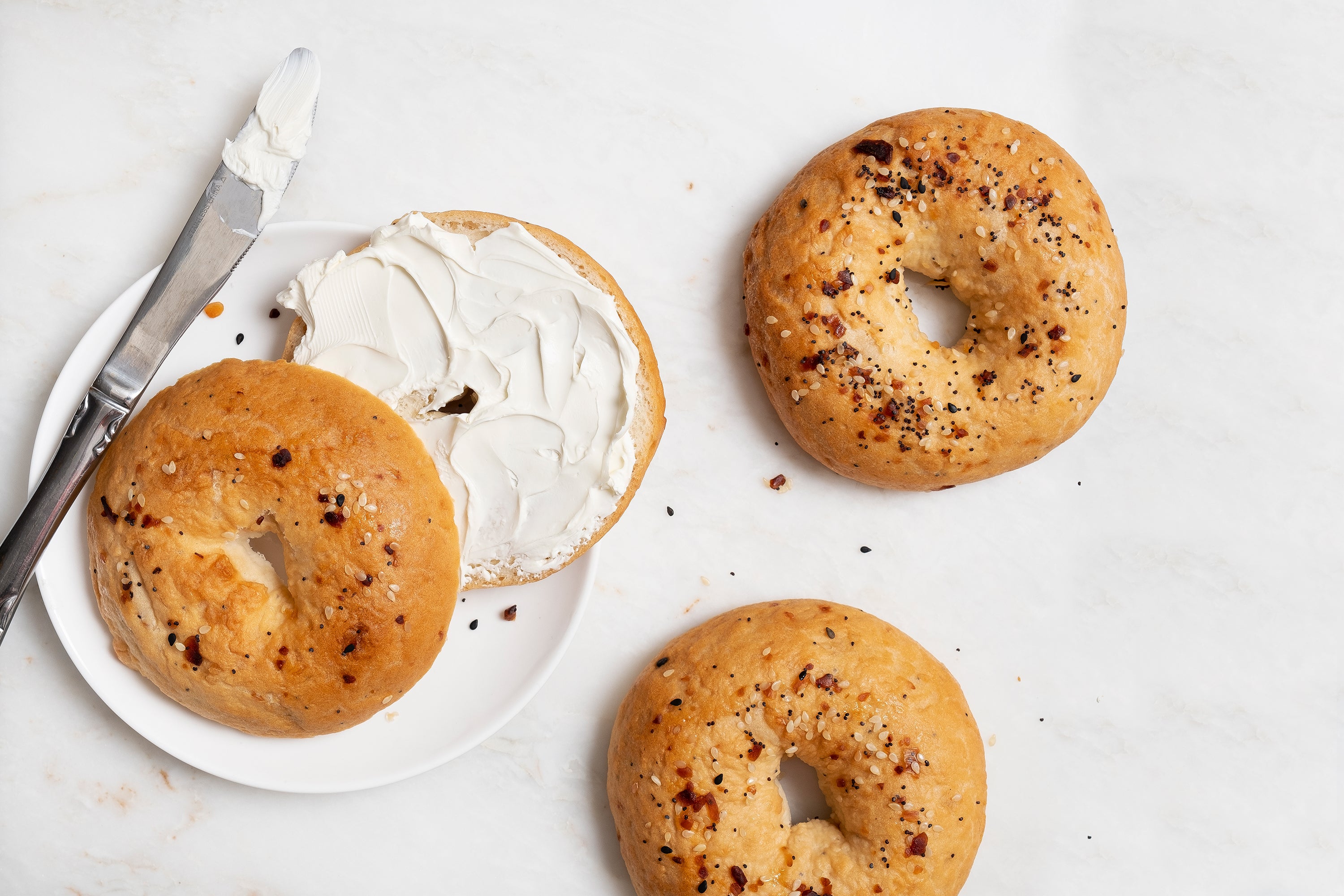 Bagels (Everything and Plain)